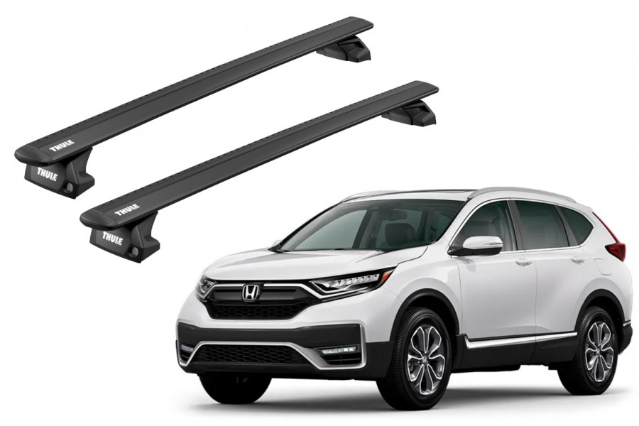 Barras THULE EVO WingBar para autos HONDA CR-V 2012 a 2018 negro