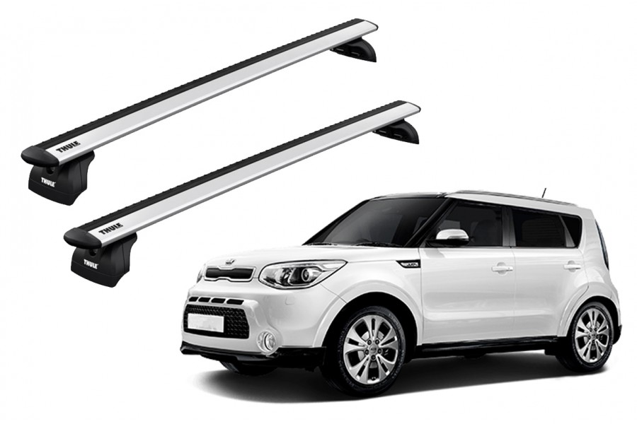 Barras THULE WingBar para autos KIA Soul 2017 a 2018