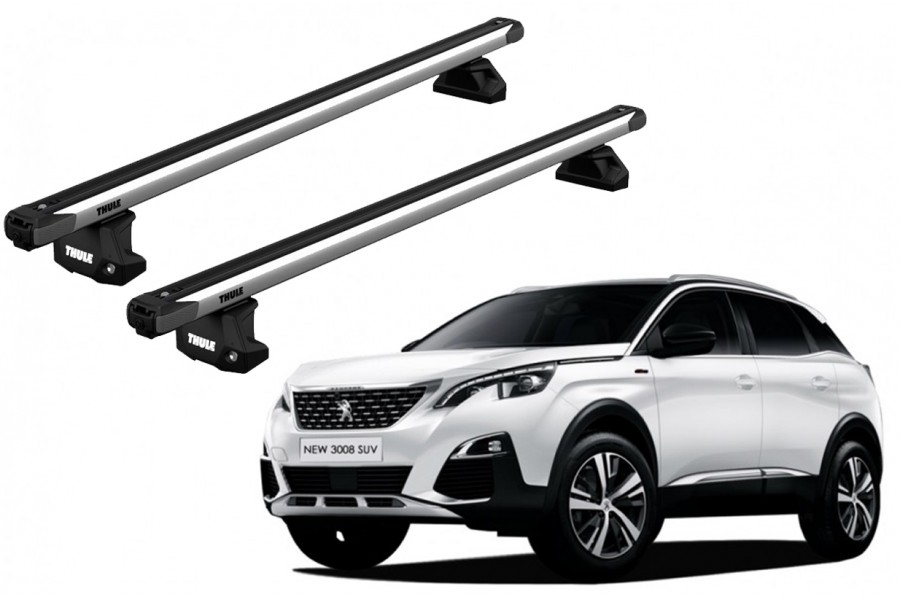 Barras Thule PEUGEOT 3008 17-23 RA / SlideBar EVO