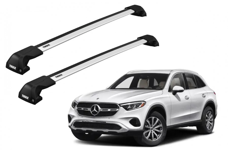 Barras THULE EDGE Flush para autos MERCEDES BENZ GLC desde 2015 al 2023