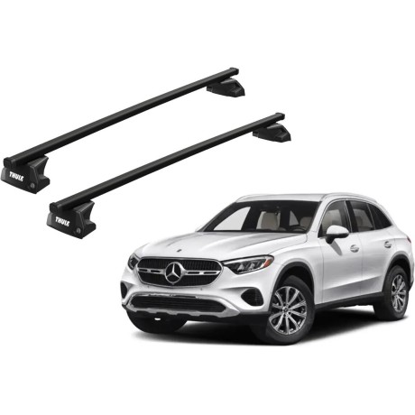 Barras THULE EVO SquareBar para autos MERCEDES BENZ GLC desde 2015 al 2023