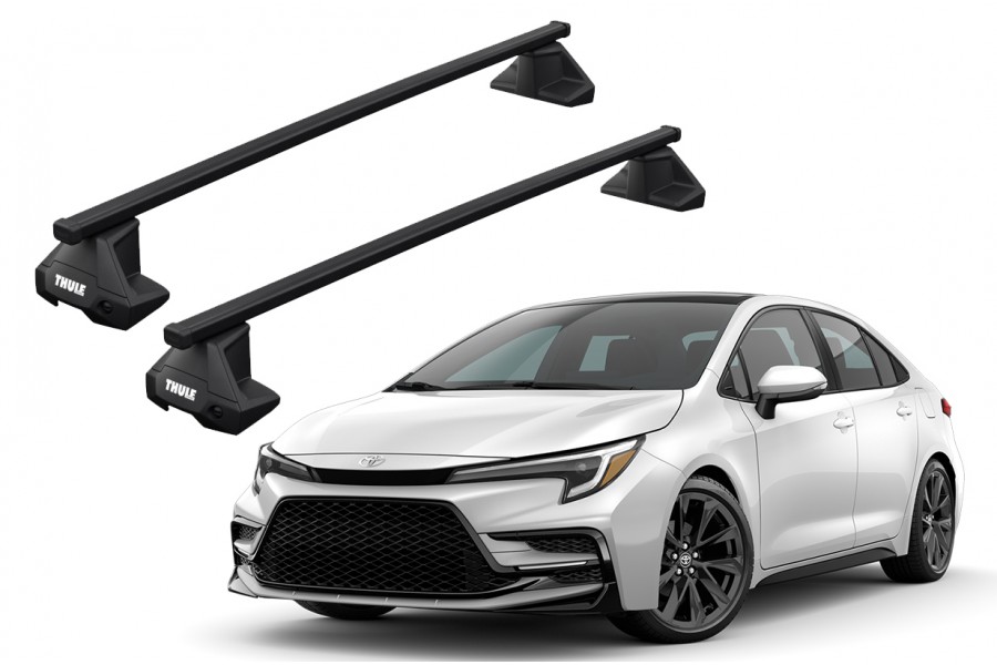 Barras THULE EVO SquareBar para autos TOYOTA Corolla desde 2019