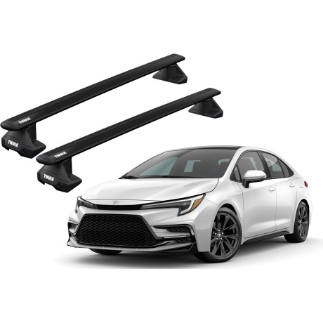 Barras THULE EVO WingBar para autos TOYOTA Corolla desde 2019 negro