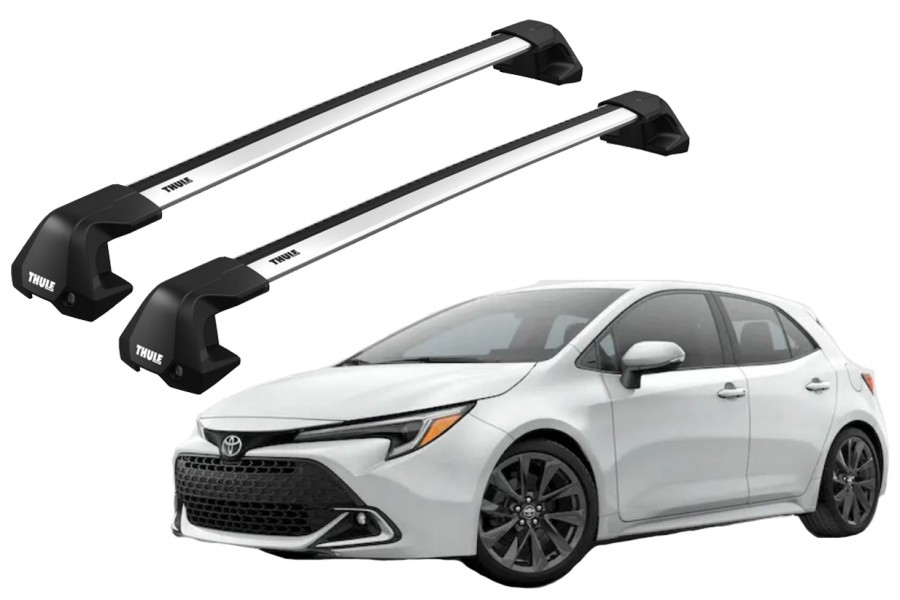 Barras THULE EDGE Flush para autos TOYOTA Corolla Sport desde 2019-2022