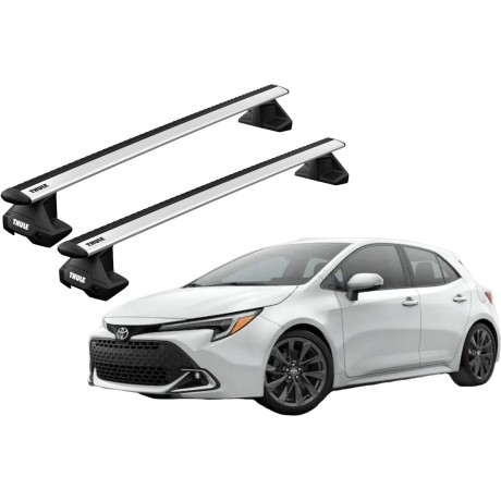 Barras THULE EVO WingBar para autos TOYOTA Corolla Sport desde 2019-2022