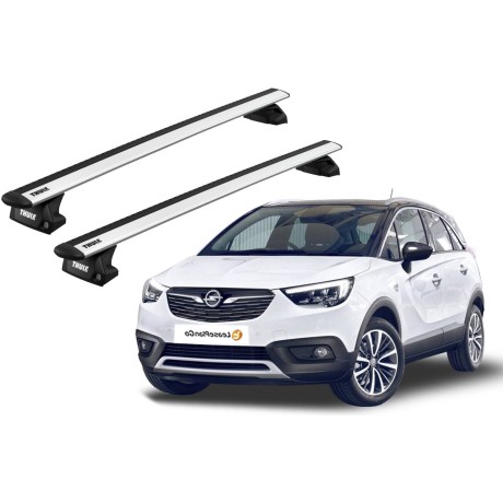 Barras THULE EVO WingBar para autos OPEL Grandland X desde 2018 - 2024