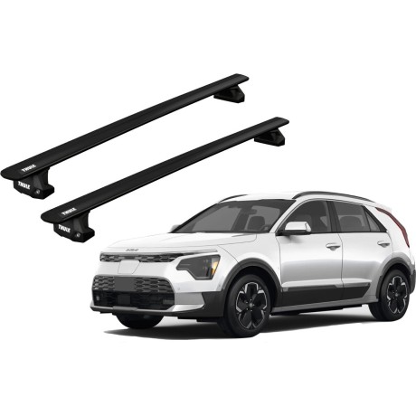 Barras THULE EVO WingBar para autos KIA Niro 2023 - negro