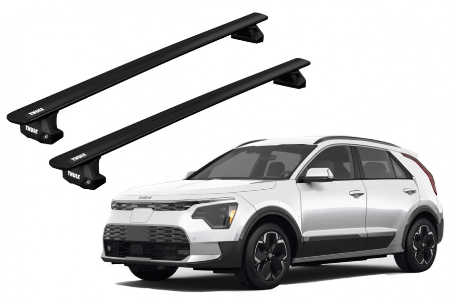 Barras THULE EVO WingBar para autos KIA Niro 2023 - negro