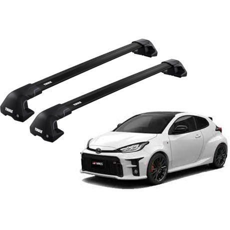 Barras THULE EDGE Flush para autos TOYOTA Yaris desde 2021 negro