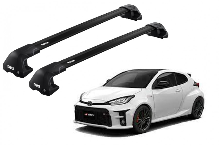 Barras THULE EDGE Flush para autos TOYOTA Yaris desde 2021 negro