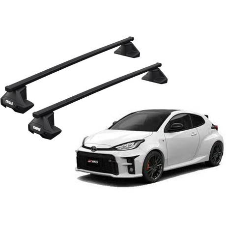 Barras THULE EVO SquareBar para autos TOYOTA Yaris desde 2021