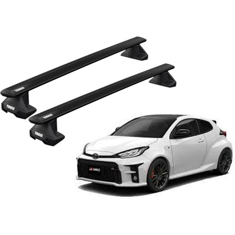 Barras THULE EVO WingBar para autos TOYOTA Yaris desde 2021 negro