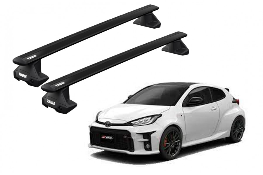Barras THULE EVO WingBar para autos TOYOTA Yaris desde 2021 negro