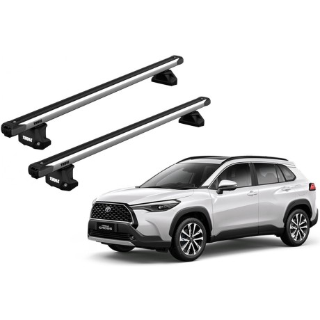 Barras Thule TOYOTA Corolla Cross 21- PF / SlideBar EVO