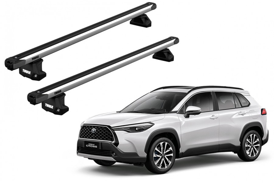 Barras Thule TOYOTA Corolla Cross 21- PF / SlideBar EVO