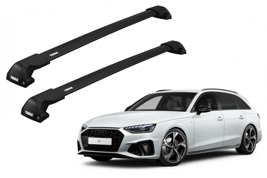 Barras THULE EDGE Flush para autos AUDI A4 Avant desde 2016 negro