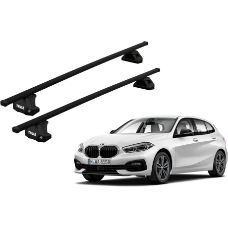 Barras THULE EVO SquareBar para autos BMW 1-series 2012 a 2019