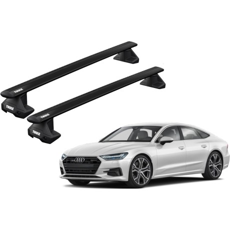 Barras THULE EVO WingBar para autos AUDI A7 2010 a 2018 negro