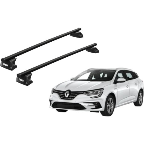 Barras THULE EVO SquareBar para autos RENAULT Megane desde 2016 - 2024