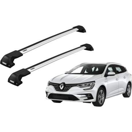 Barras THULE EDGE Flush para autos RENAULT Megane desde 2016 - 2024