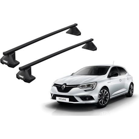 Barras THULE EVO SquareBar para autos RENAULT Megane desde 2016