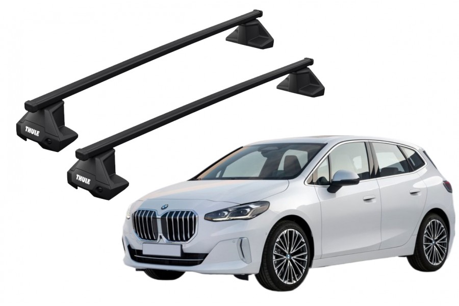 Barras THULE EVO SquareBar para autos BMW 2-Series Active Tourer desde 2014