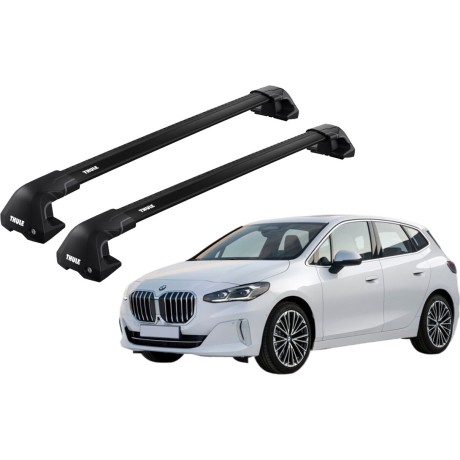 Barras THULE EDGE Flush para autos BMW 2-Series Active Tourer desde 2014 negro