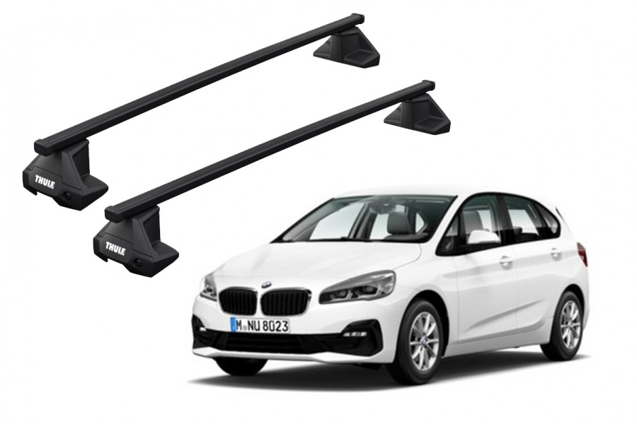 Barras THULE EVO SquareBar para autos BMW 2-Series Gran Tourer desde 2015 - 2022