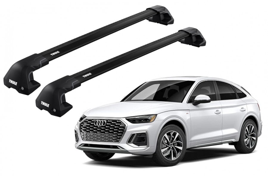 Barras THULE EDGE Flush para autos AUDI Q5 Sportback desde 2021 negro