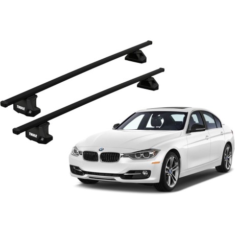 Barras THULE EVO SquareBar para autos BMW 3-Series 2012 a 2018