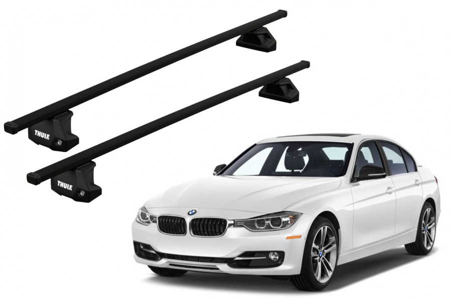 Barras THULE EVO SquareBar para autos BMW 3-Series 2012 a 2018