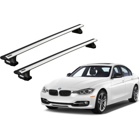 Barras THULE EVO WingBar para autos BMW 3-Series 2012 a 2018