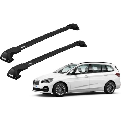 Barras THULE EDGE Flush para autos BMW 2-Series Gran Tourer desde 2015 negro