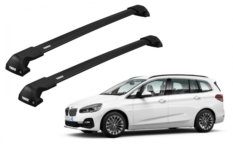 Barras THULE EDGE Flush para autos BMW 2-Series Gran Tourer desde 2015 negro