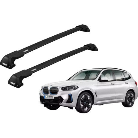 Barras THULE EDGE Flush para autos BMW iX3 desde 2021-2024 negro