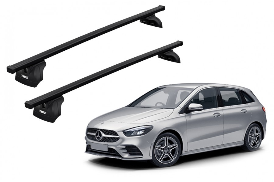 Barras THULE SquareBar para autos MERCEDES BENZ B-Class (W247) desde 2019-2023