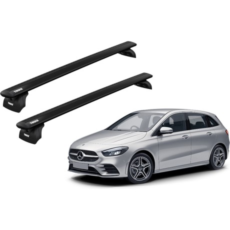 Barras THULE WingBar para autos MERCEDES BENZ B-Class (W247) desde 2019-2023 negro