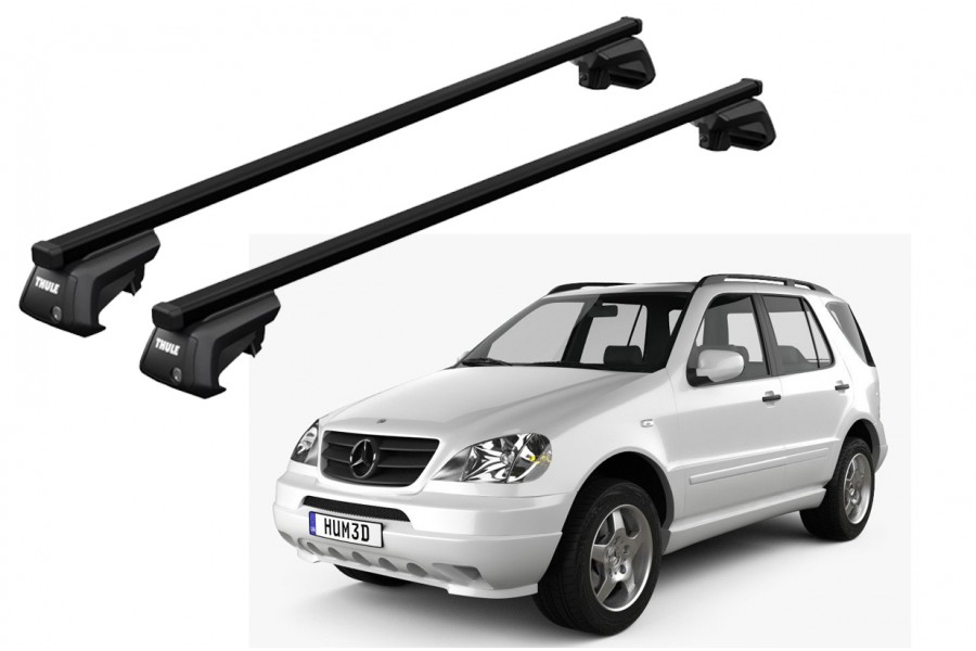 Barras THULE SmartRack XT para autos MERCEDES BENZ M-Class (W163) 2002 a 2005