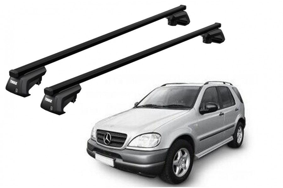 Barras THULE SmartRack XT para autos MERCEDES BENZ M-Class (W163) 1998 a 2001