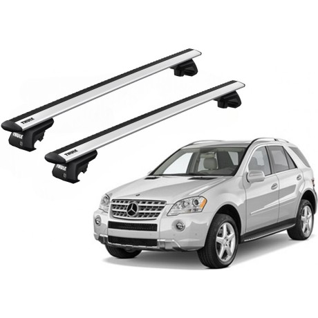 Barras THULE EVO WingBar para autos MERCEDES BENZ M-Class (W164) 2005 a 2011