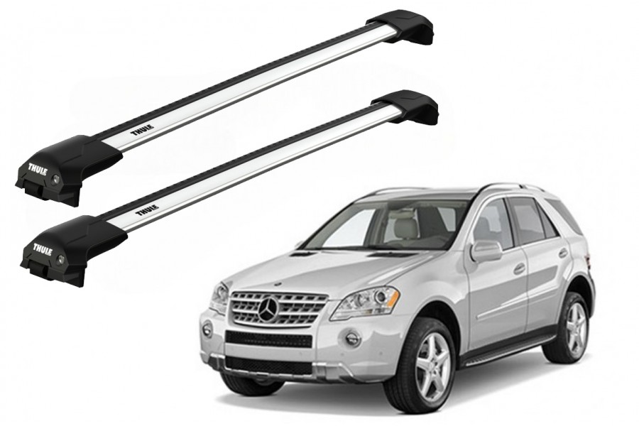 Barras THULE EDGE Flush para autos MERCEDES BENZ M-Class (W164) 2005 a 2011