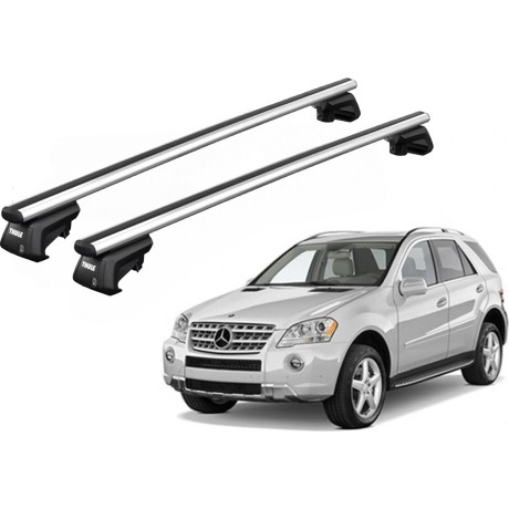 Barras THULE SmartRack XT AluBar para autos MERCEDES BENZ M-Class (W164) 2005 a 2011