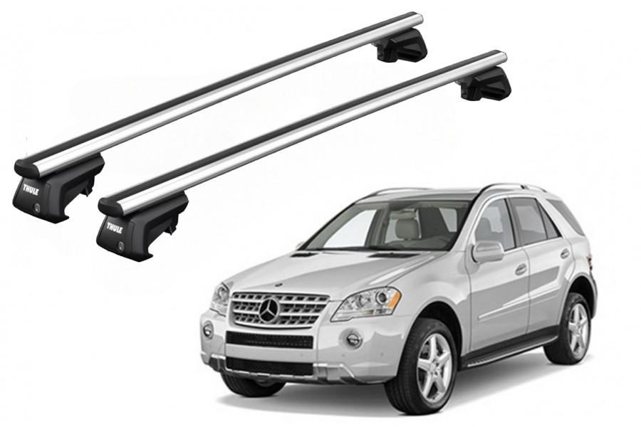 Barras THULE SmartRack XT AluBar para autos MERCEDES BENZ M-Class (W164) 2005 a 2011