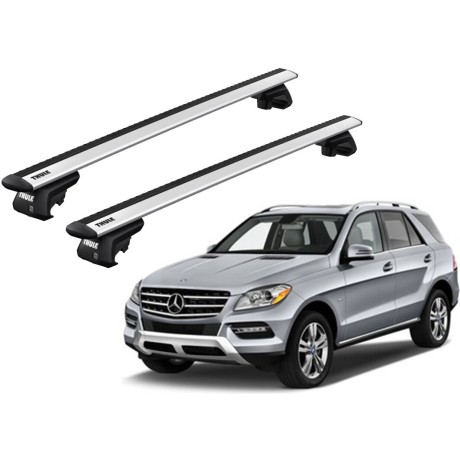 Barras THULE EVO WingBar para autos MERCEDES BENZ M-Class (W166) 2012 a 2015