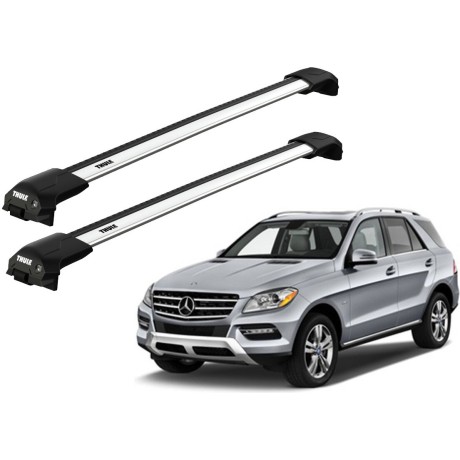 Barras THULE EDGE Flush para autos MERCEDES BENZ M-Class (W166) 2012 a 2015