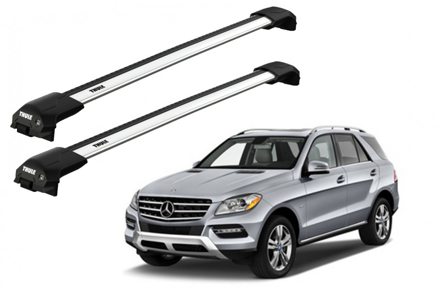 Barras THULE EDGE Flush para autos MERCEDES BENZ M-Class (W166) 2012 a 2015
