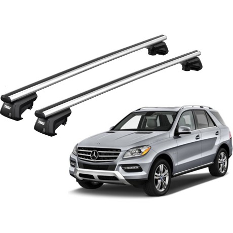 Barras THULE SmartRack XT AluBar para autos MERCEDES BENZ M-Class (W166) 2012 a 2015