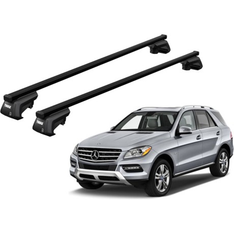 Barras THULE SmartRack XT para autos MERCEDES BENZ M-Class (W166) 2012 a 2015
