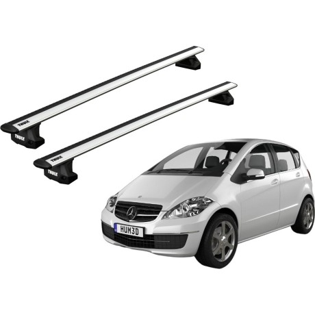 Barras THULE EVO WingBar para autos MERCEDES BENZ A-Class (W169) 2005 a 2011