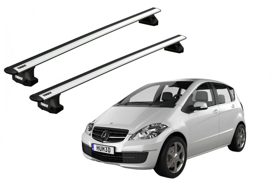 Barras THULE EVO WingBar para autos MERCEDES BENZ A-Class (W169) 2005 a 2011